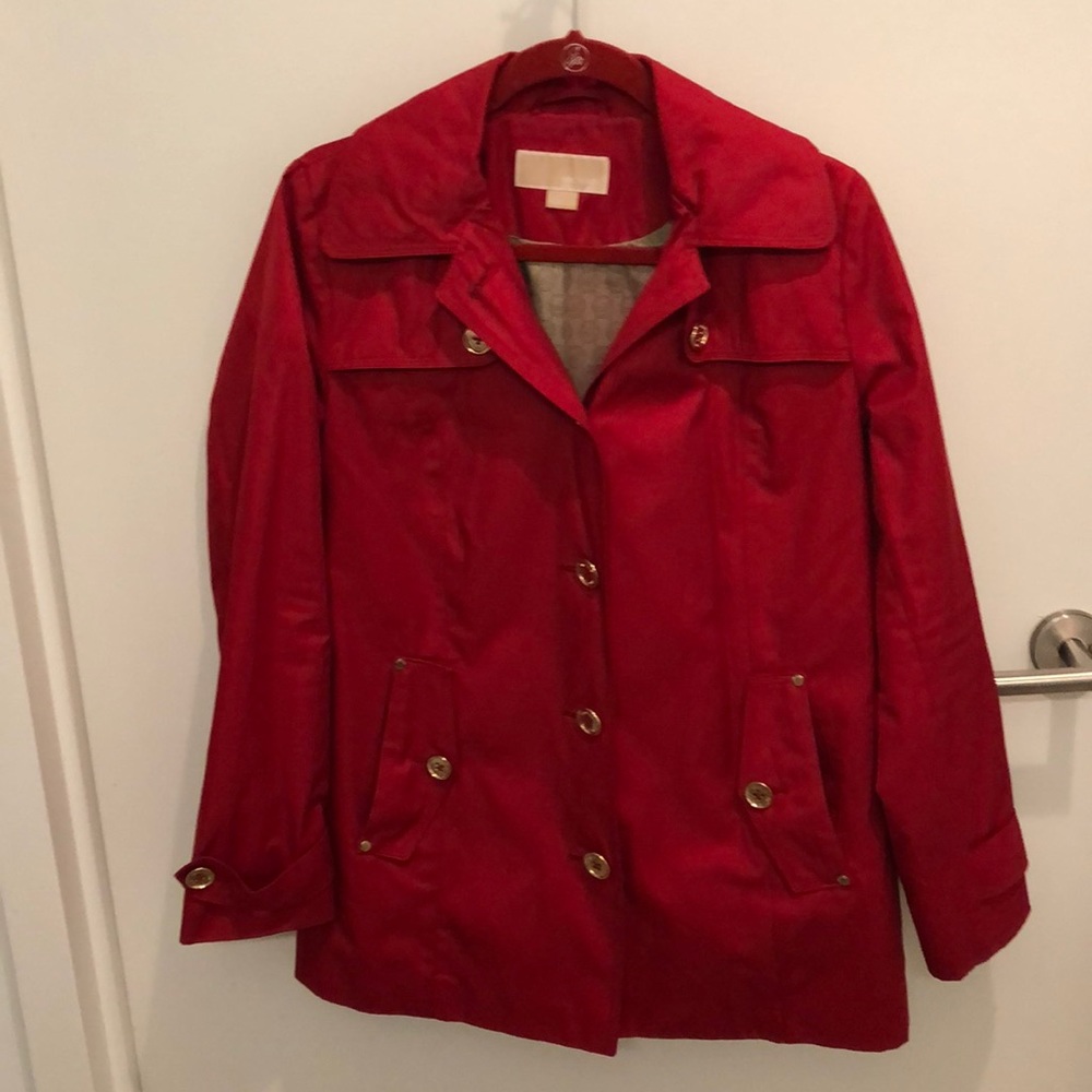 Michael Michael Kors Raincoat, w/ Hood, Size Small